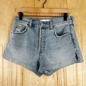 Aritzia Ex Bf Hi Rise Micro Jean Short